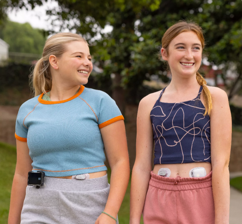 Two women use different insulin pumps alongside Dexcom CGM to manage their diabetes.