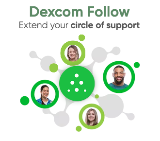 Dexcom Follow - the easy way to keep friends, family and caregivers in the loop on your glucose levels