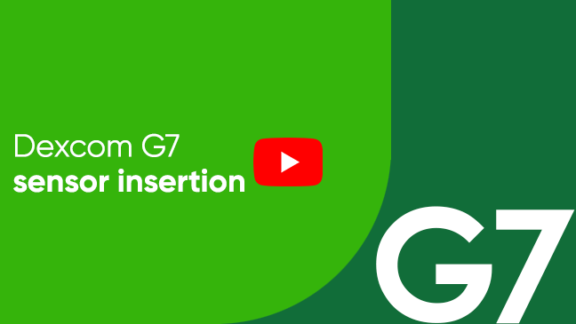 Dexcom G7 insertion video