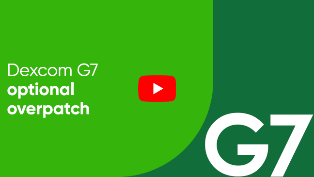 Dexcom G7- How to apply the optional overpatch
