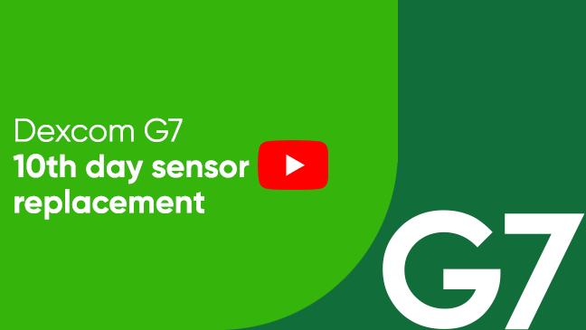 Replacing a Dexcom G7 sensor with a smartphone connection