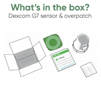 Preview the box contents for Dexcom G7