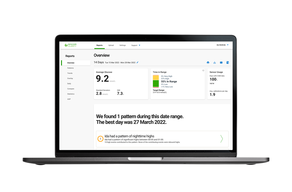 Dexcom Clarity 